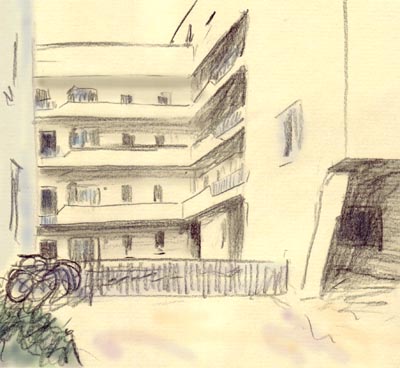 Bibliotheksweg, Jenaer Stadtzeichner Bernd Zeller Bibliotheksweg, Jenaer Stadtzeichner Bernd Zeller